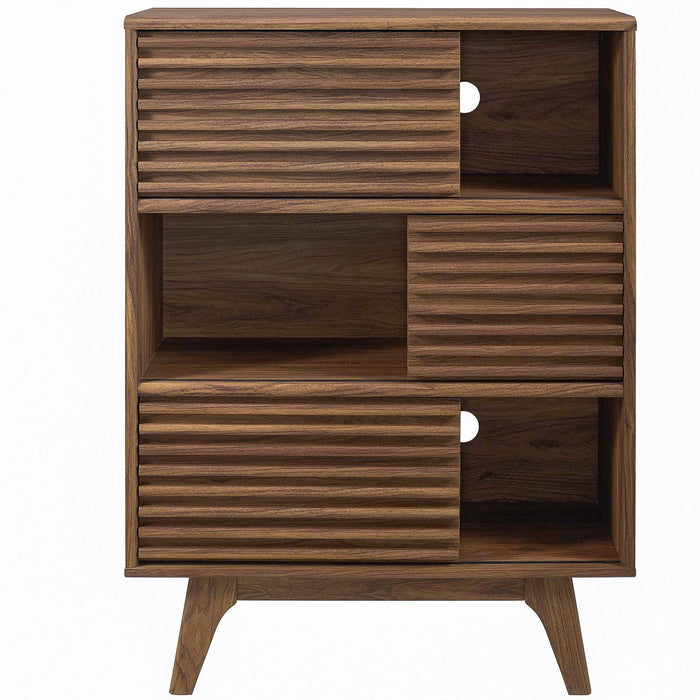 Render Three-Tier Display Storage Cabinet Stand by Modway