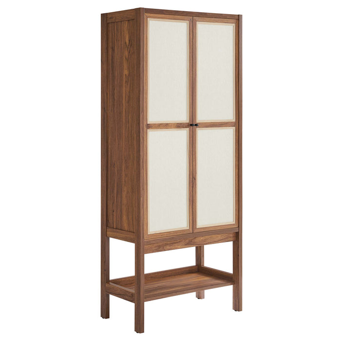 Capri Tall Wood Grain Standing Storage Cabinet by Modway