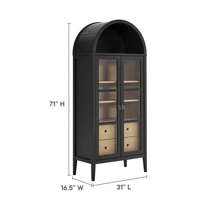 Nolan Tall Arched Storage Display Cabinet by Modway