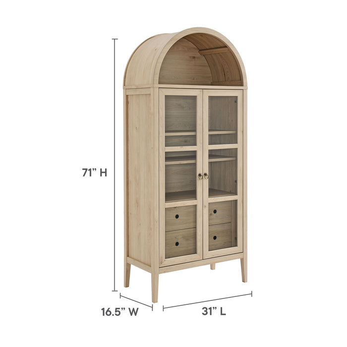 Nolan Tall Arched Storage Display Cabinet by Modway