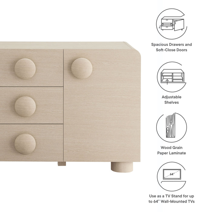 Sonnet 57" Sideboard Storage Cabinet by Modway