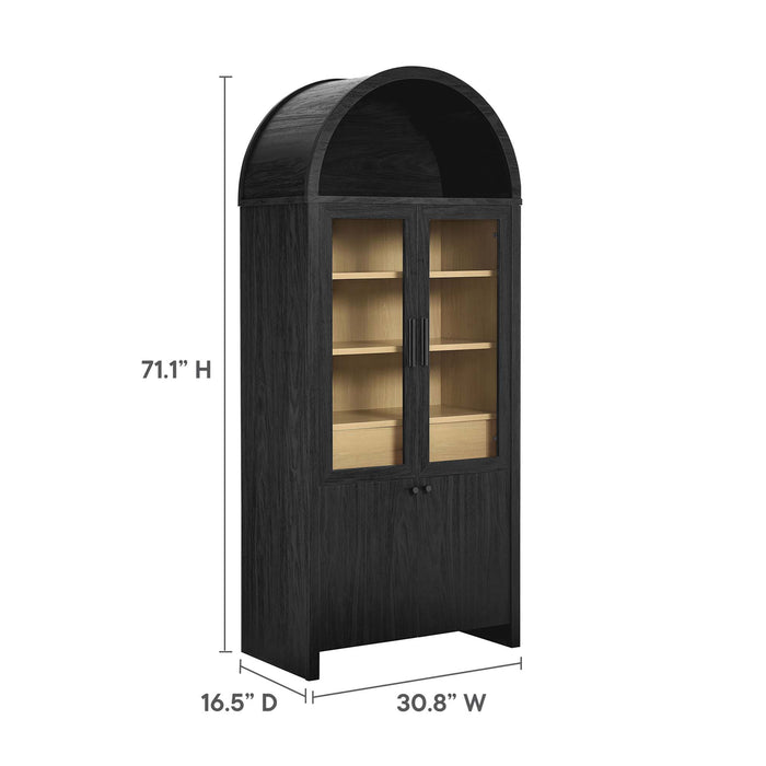 Evie Arched Tall Display Cabinet by Modway