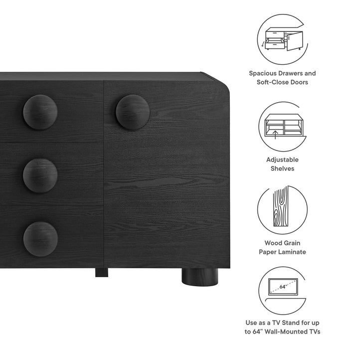 Sonnet 57" Sideboard Storage Cabinet by Modway