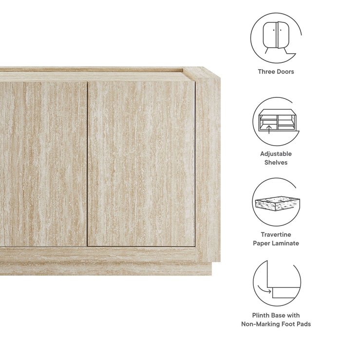 Hollis 59" Travertine Sideboard by Modway