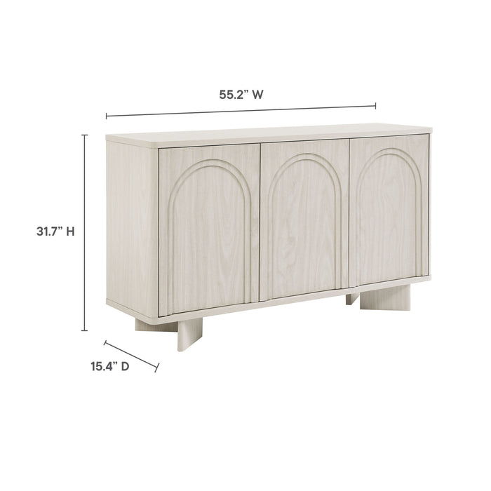 Flux Arched 3-Door Sideboard by Modway