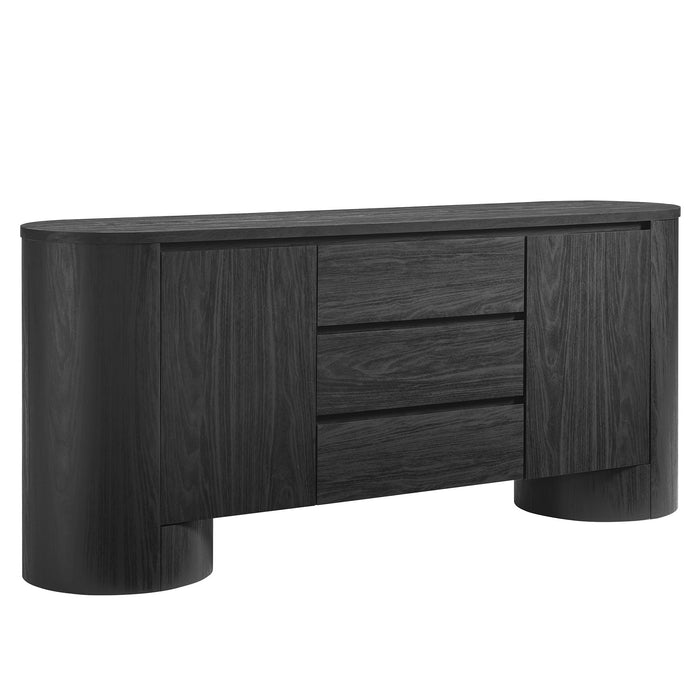 Duval 71" Rounded Sideboard Storage Cabinet by Modway