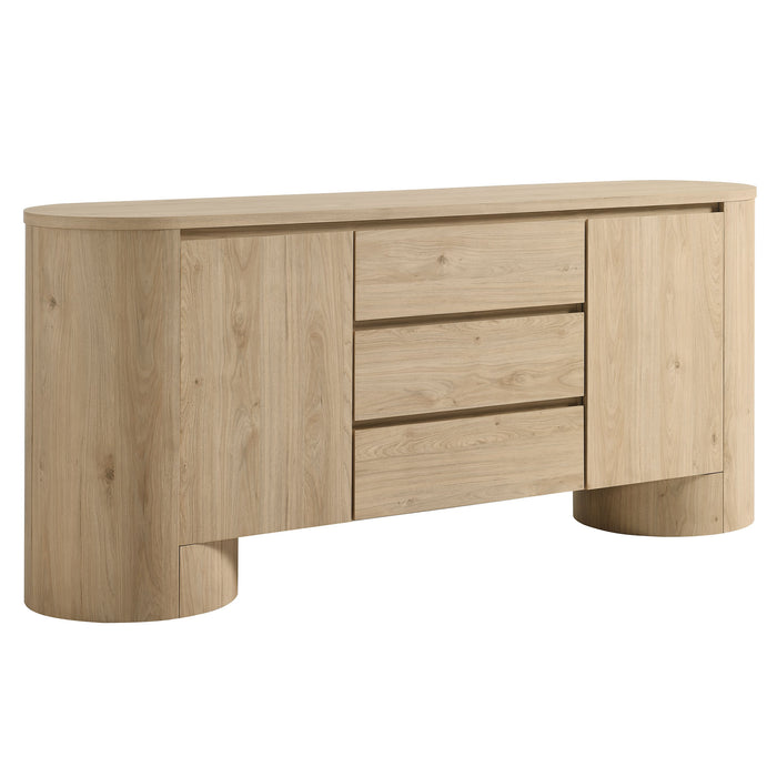 Duval 71" Rounded Sideboard Storage Cabinet by Modway