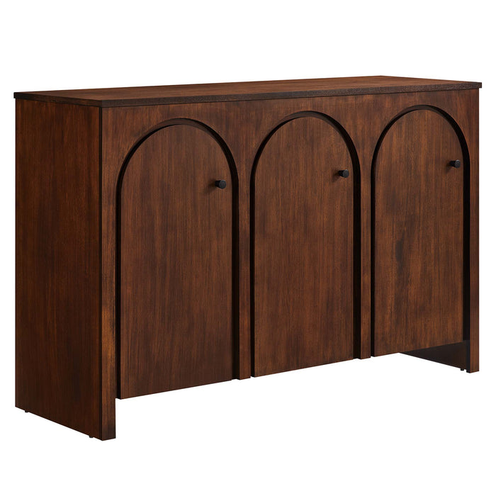 Appia 3-Door Arched Door Sideboard Storage Cabinet by Modway