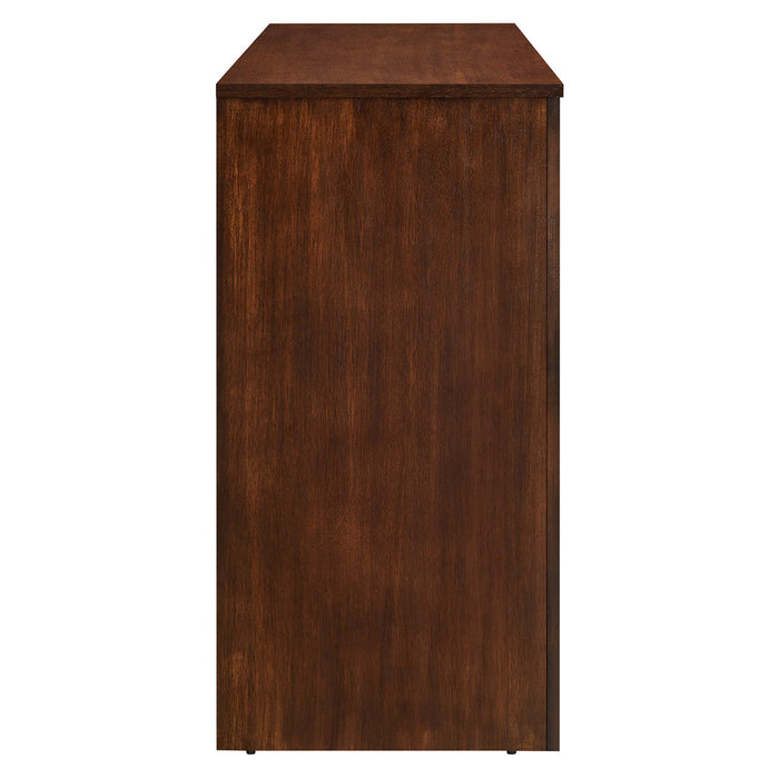 Appia Wood Grain 4-Door Sideboard Storage Cabinet by Modway