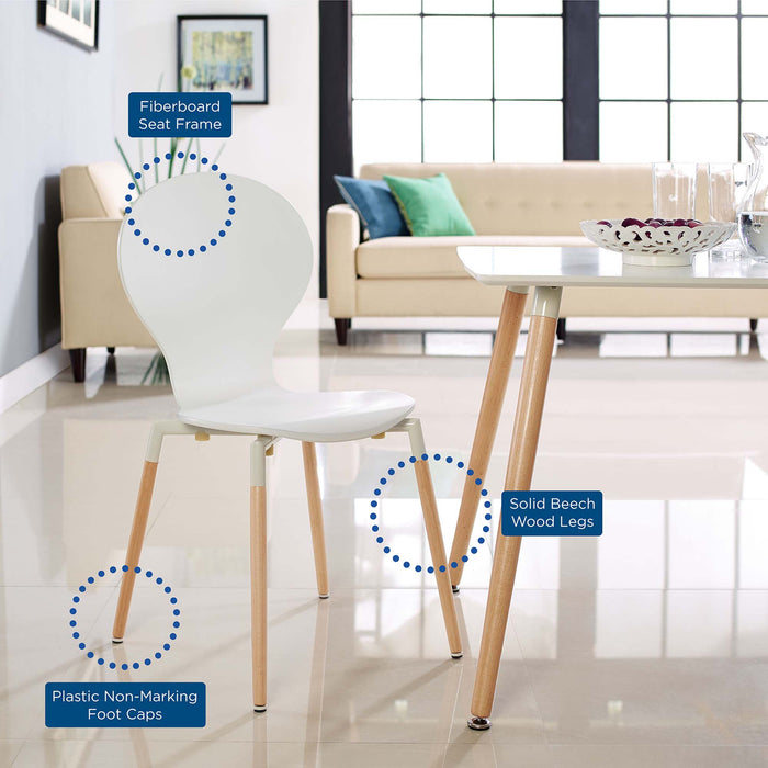 Path Dining Wood Side Chair by Modway