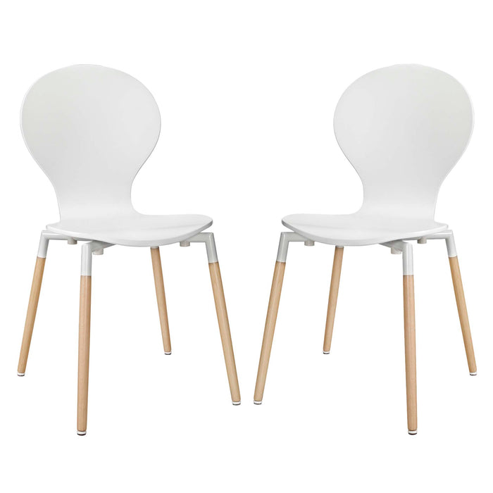 Path Dining Chair Set of 2 by Modway