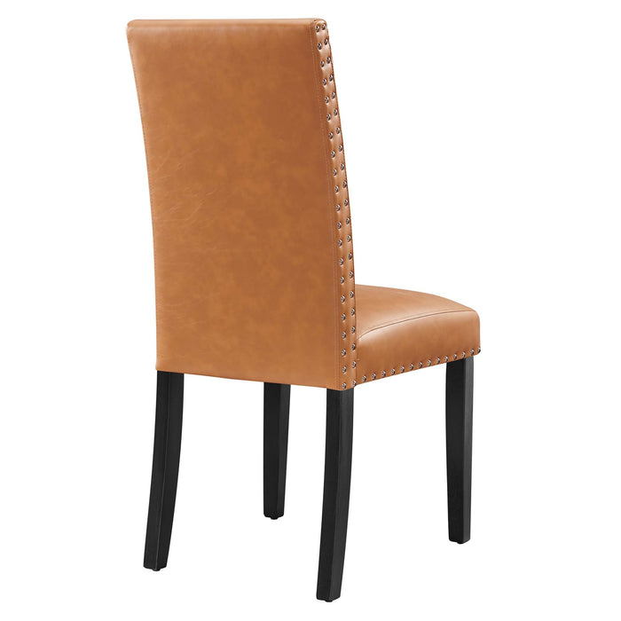 Parcel Dining Faux Leather Side Chair by Modway