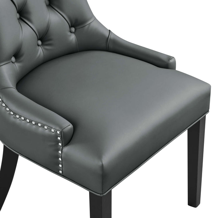 Regent Tufted Vegan Leather Dining Chair by Modway