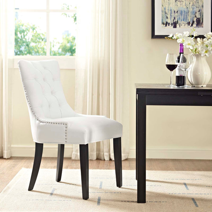 Regent Tufted Vegan Leather Dining Chair by Modway