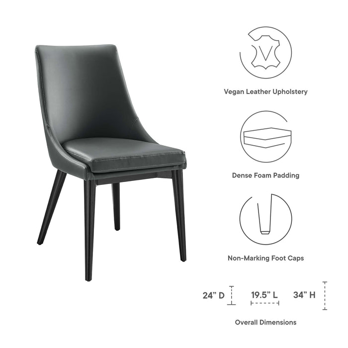 Viscount Vegan Leather Dining Chair by Modway