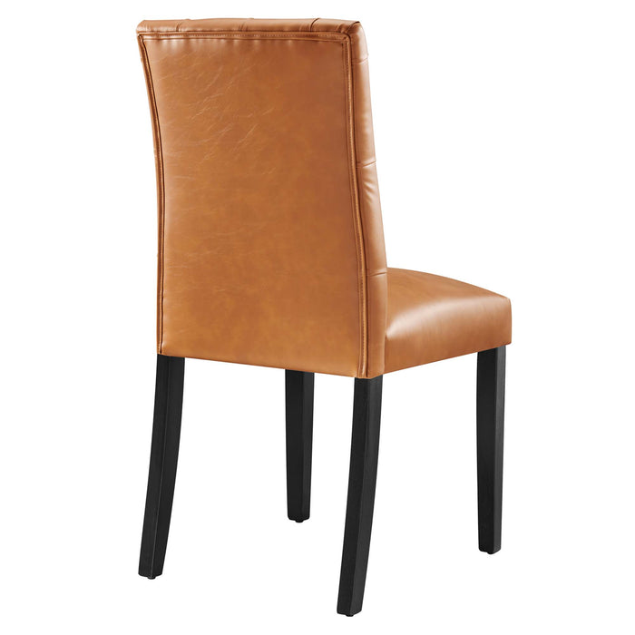 Duchess Button Tufted Vegan Leather Dining Chair by Modway