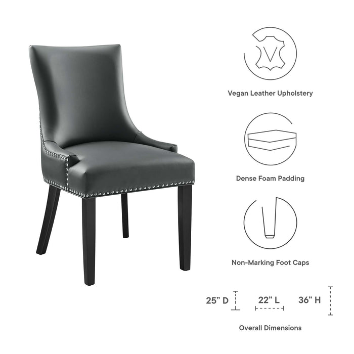 Marquis Vegan Leather Dining Chair by Modway