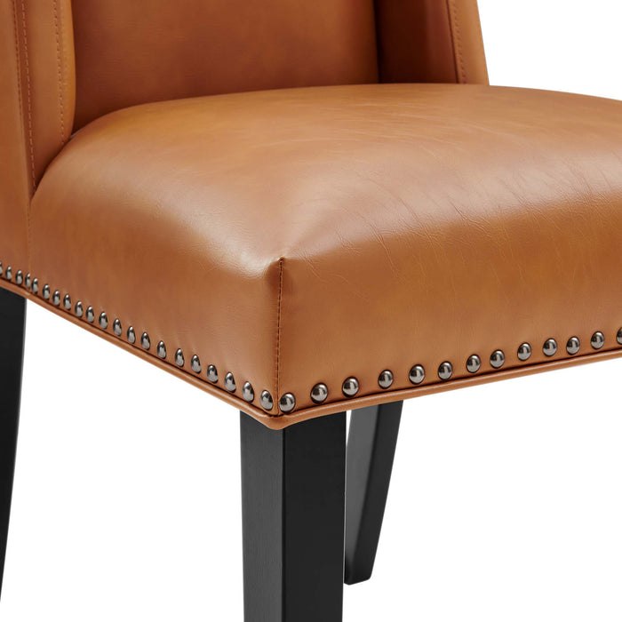 Baron Vegan Leather Dining Chair by Modway