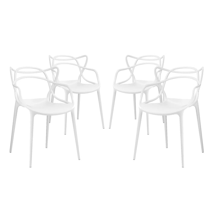 Entangled Dining Set Set of 4 by Modway