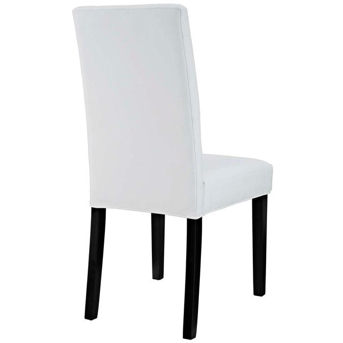 Confer Vinyl Dining Side Chair Set of 4 by Modway