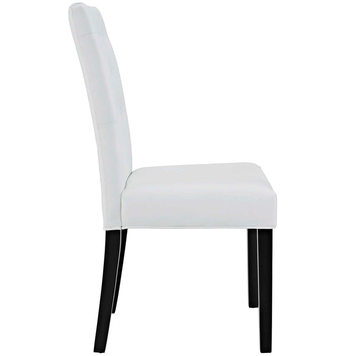 Confer Vinyl Dining Side Chair Set of 2 by Modway