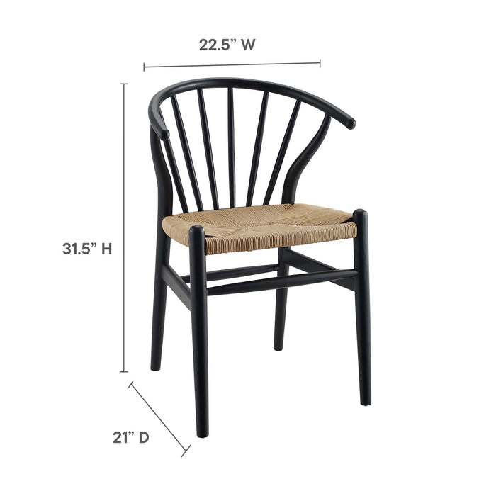 Flourish Spindle Wood Dining Side Chair by Modway