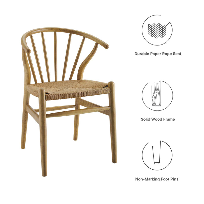 Flourish Spindle Wood Dining Side Chair by Modway