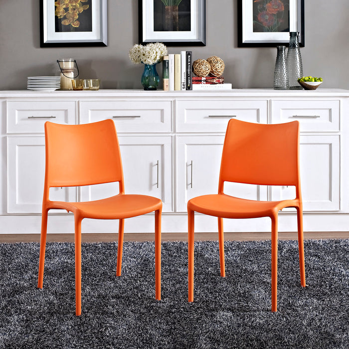 Hipster Dining Side Chair Set of 2 by Modway