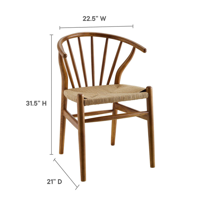 Flourish Spindle Wood Dining Side Chair by Modway