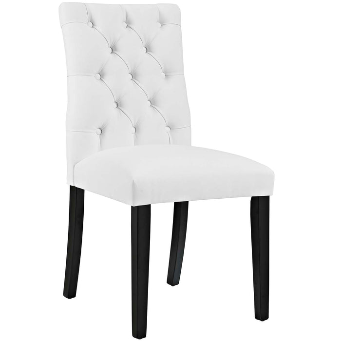 Duchess Vinyl Dining Chair Set of 2 by Modway