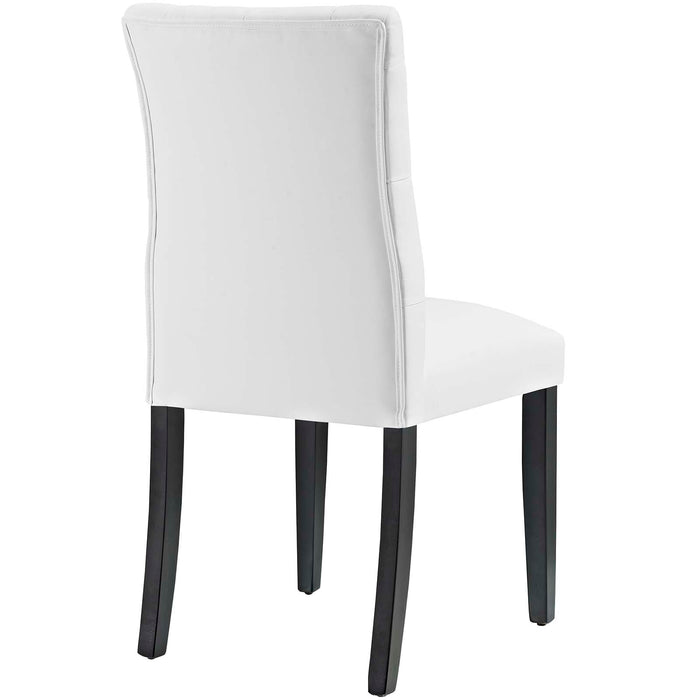 Duchess Vinyl Dining Chair Set of 2 by Modway