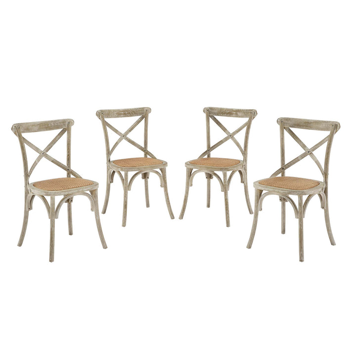 Gear Dining Side Chair Set of 4 by Modway