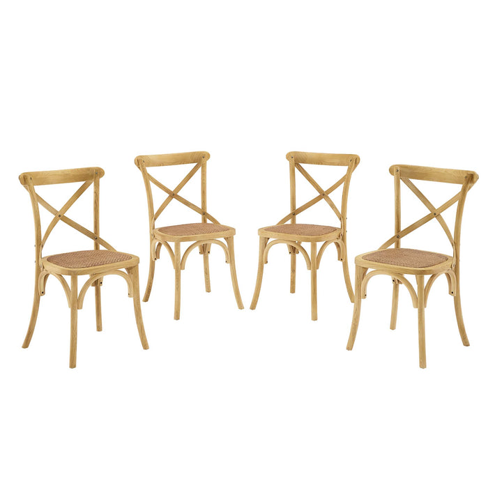 Gear Dining Side Chair Set of 4 by Modway