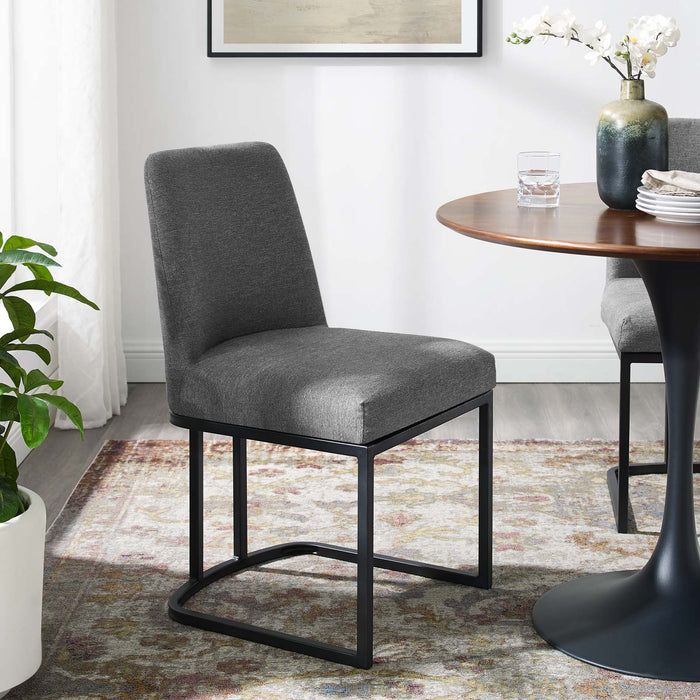 Amplify Sled Base Upholstered Fabric Dining Side Chair by Modway