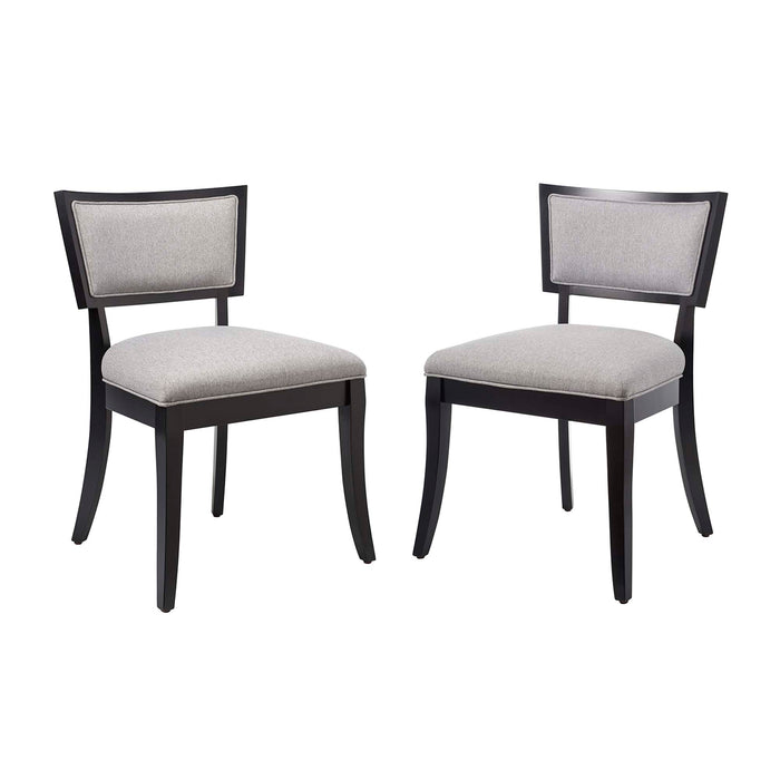 Pristine Upholstered Fabric Dining Chairs Set of 2 by Modway