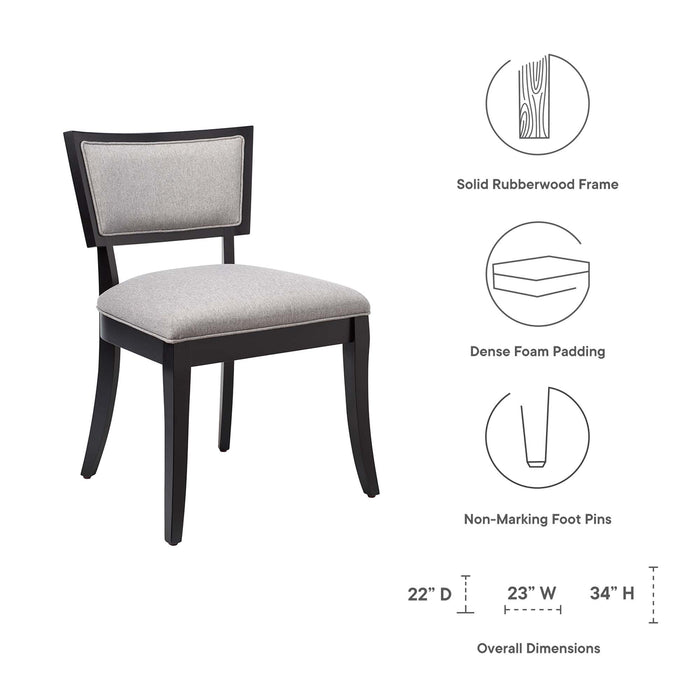 Pristine Upholstered Fabric Dining Chairs Set of 2 by Modway