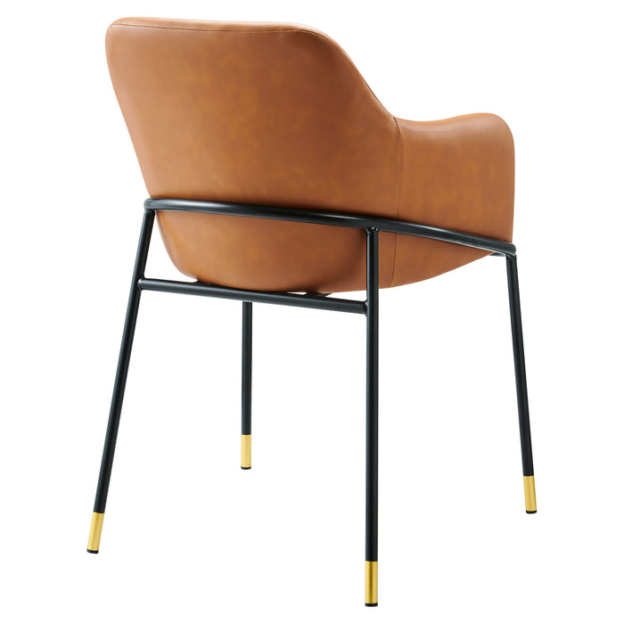 Jovi Vegan Leather Dining Chair by Modway