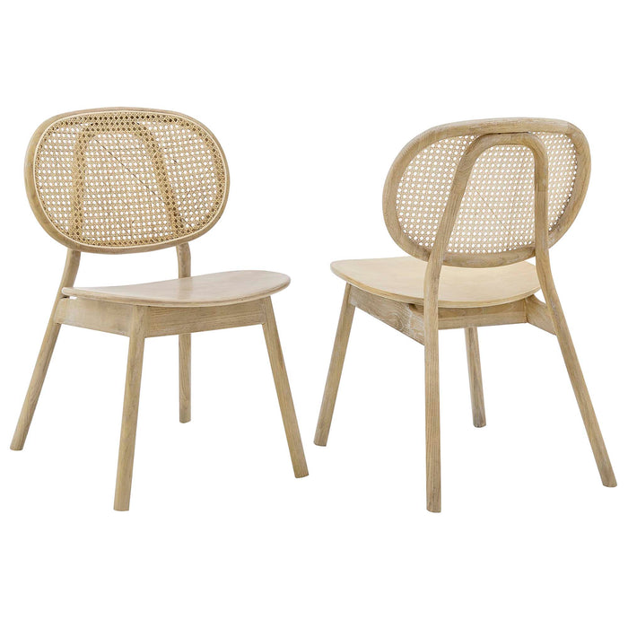 Malina Wood Dining Side Chair Set of 2 by Modway