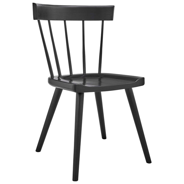 Sutter Wood Dining Side Chair Set of 2 by Modway