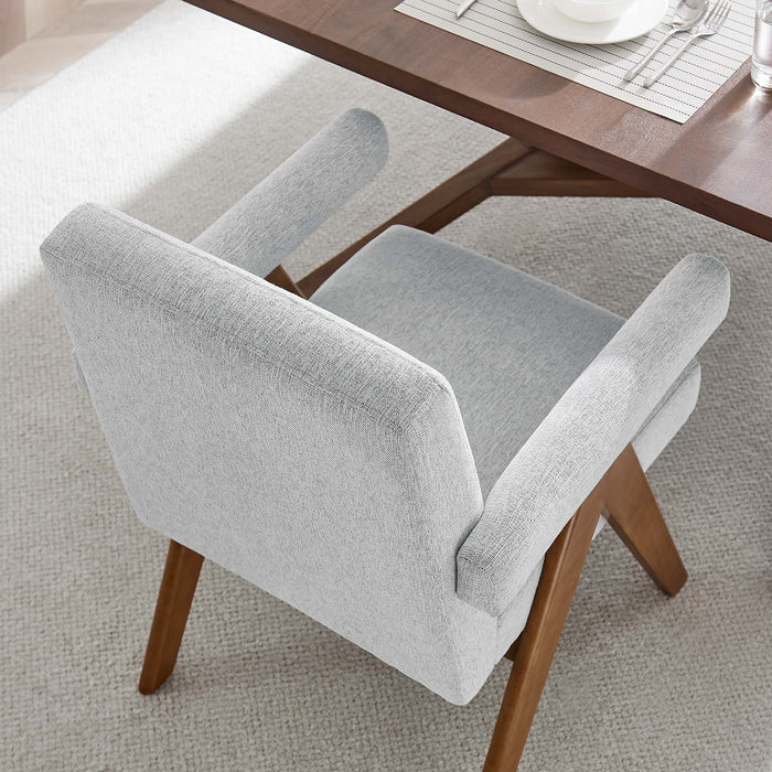 Lyra Fabric Dining Room Chair Set of 2 by Modway