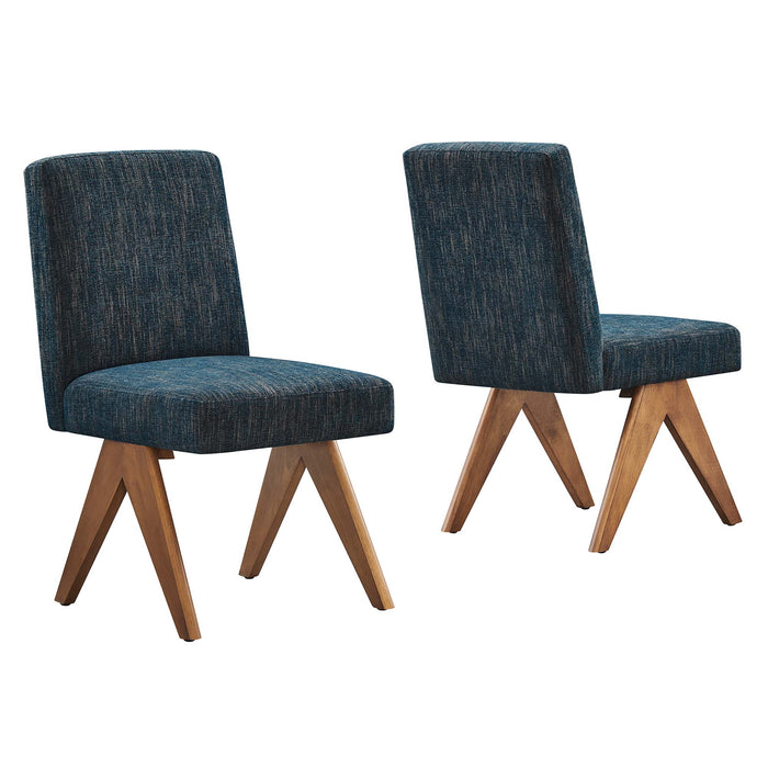 Lyra Fabric Dining Room Side Chair Set of 2 by Modway