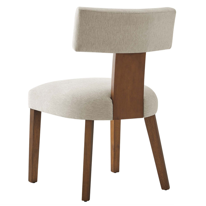 Nalani Fabric Upholstered Dining Chairs Set of 2 by Modway