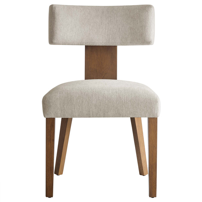 Nalani Fabric Upholstered Dining Chairs Set of 2 by Modway