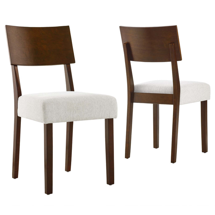 Pax Wood Dining Side Chairs Set of 2 by Modway