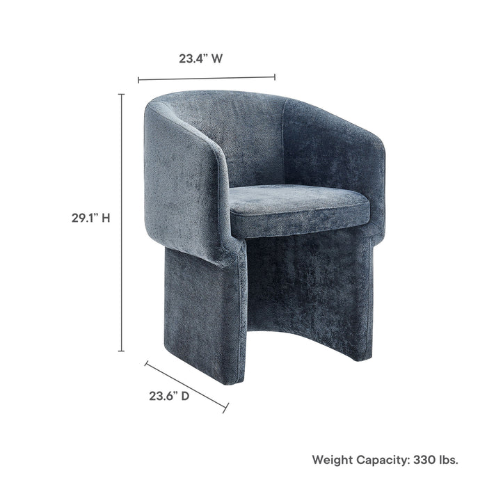 Verity Chenille Dining Armchair by Modway