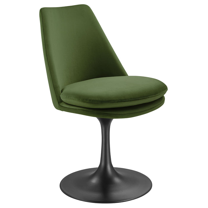 Lippa Performance Velvet Swivel Dining Chair by Modway