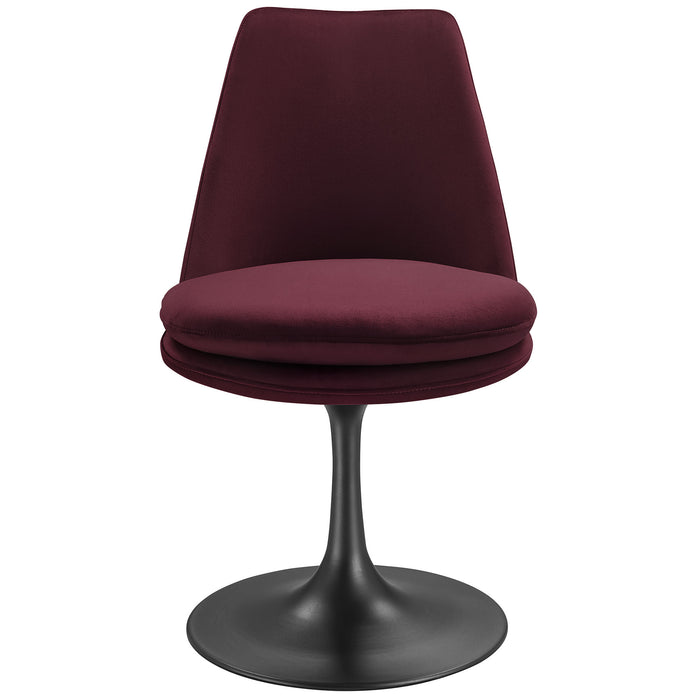 Lippa Performance Velvet Swivel Dining Chair by Modway