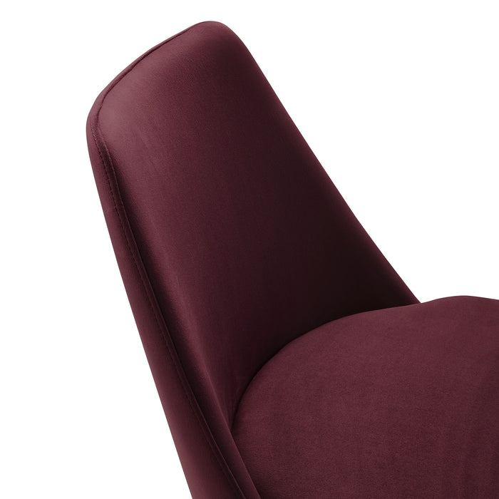 Lippa Performance Velvet Swivel Dining Chair by Modway