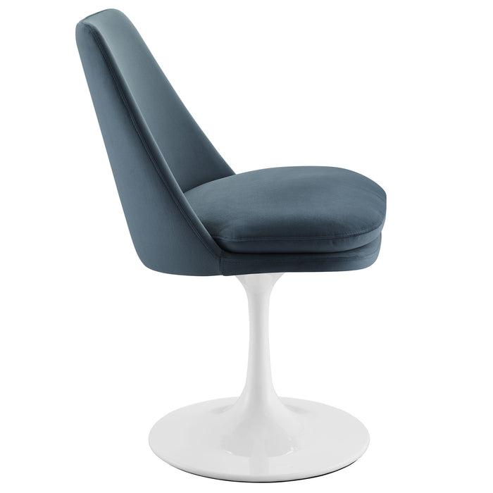 Lippa Performance Velvet Swivel Dining Chair by Modway