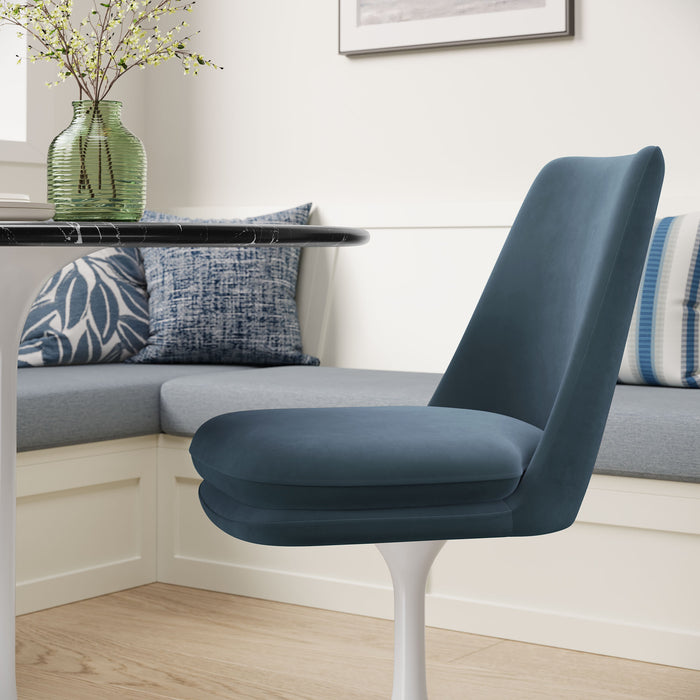 Lippa Performance Velvet Swivel Dining Chair by Modway